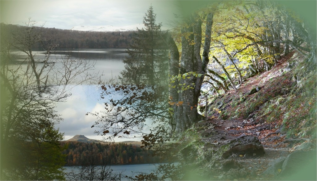 Vues au lac Pavin.