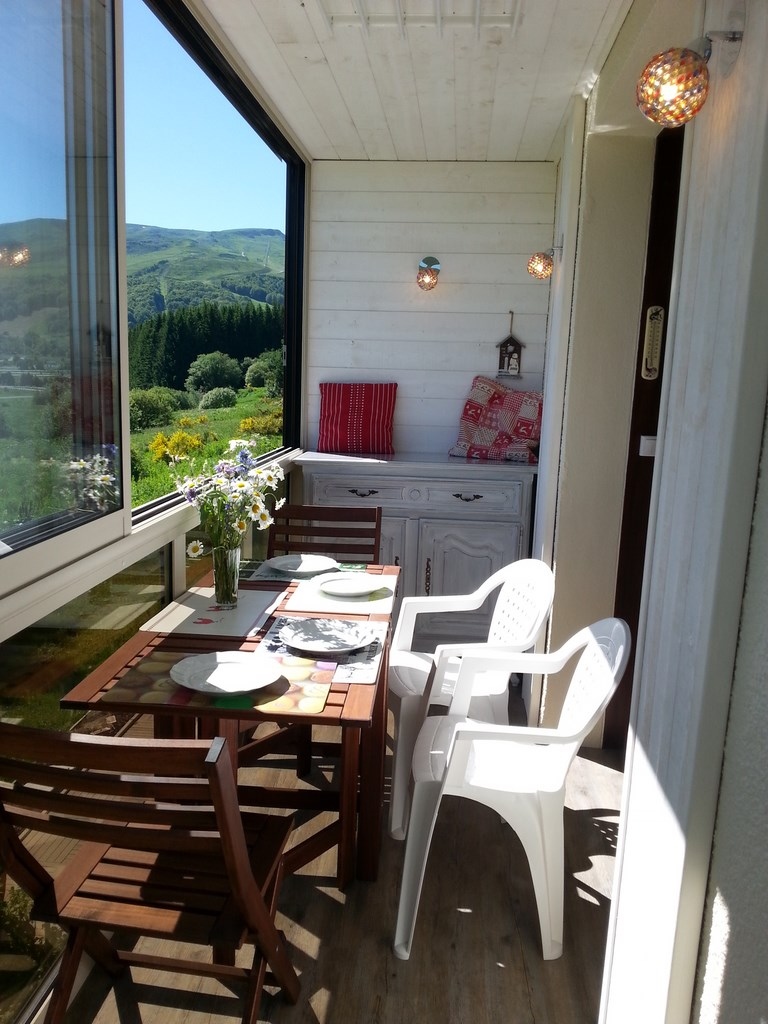 Balcon aménagé