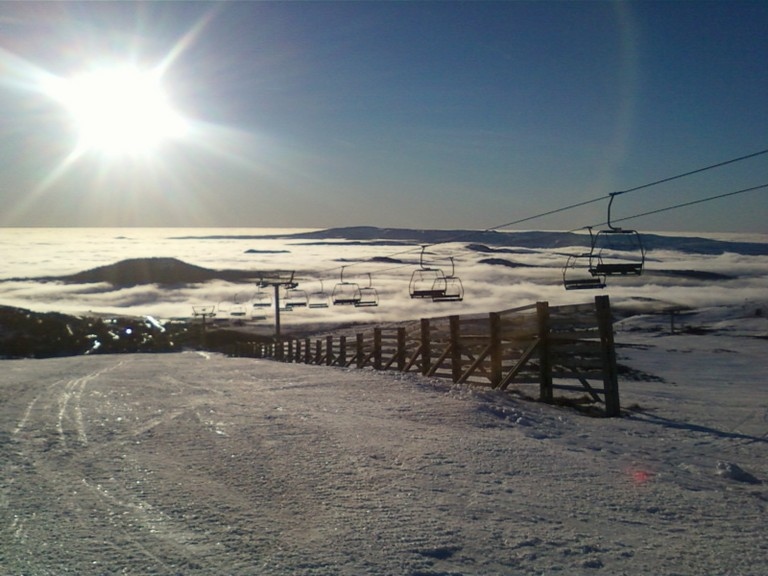 Au dessus des nuages.