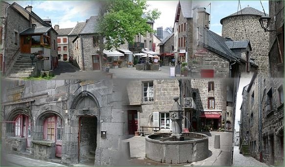 Images dans les rues de besse et Saint Anastaise.