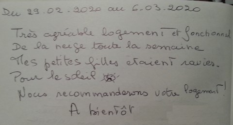 Témoignages en 2020