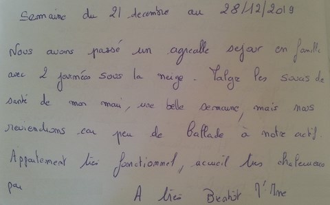 Témoignage 2019