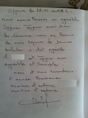Témoignage.