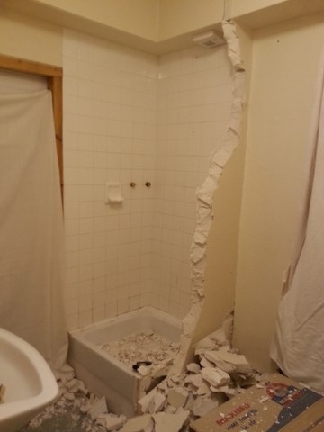 Mur cassé