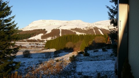 Studio 35 m² Super Besse - Vue du balcon.