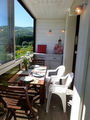 Balcon aménagé