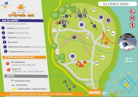 Le parc "Hermin Eau".