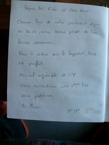 Témoignage.