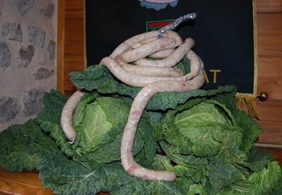 La saucisse de choux.