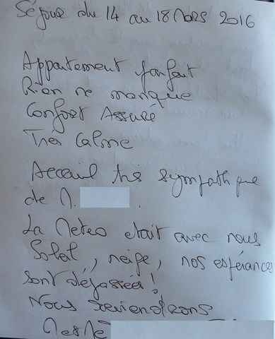 Témoignage.