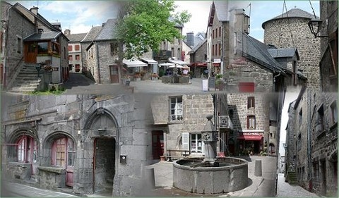 Images dans les rues de besse et Saint Anastaise.