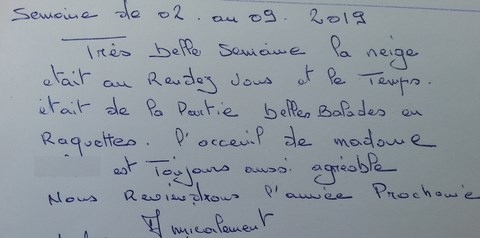 Témoignage 2019