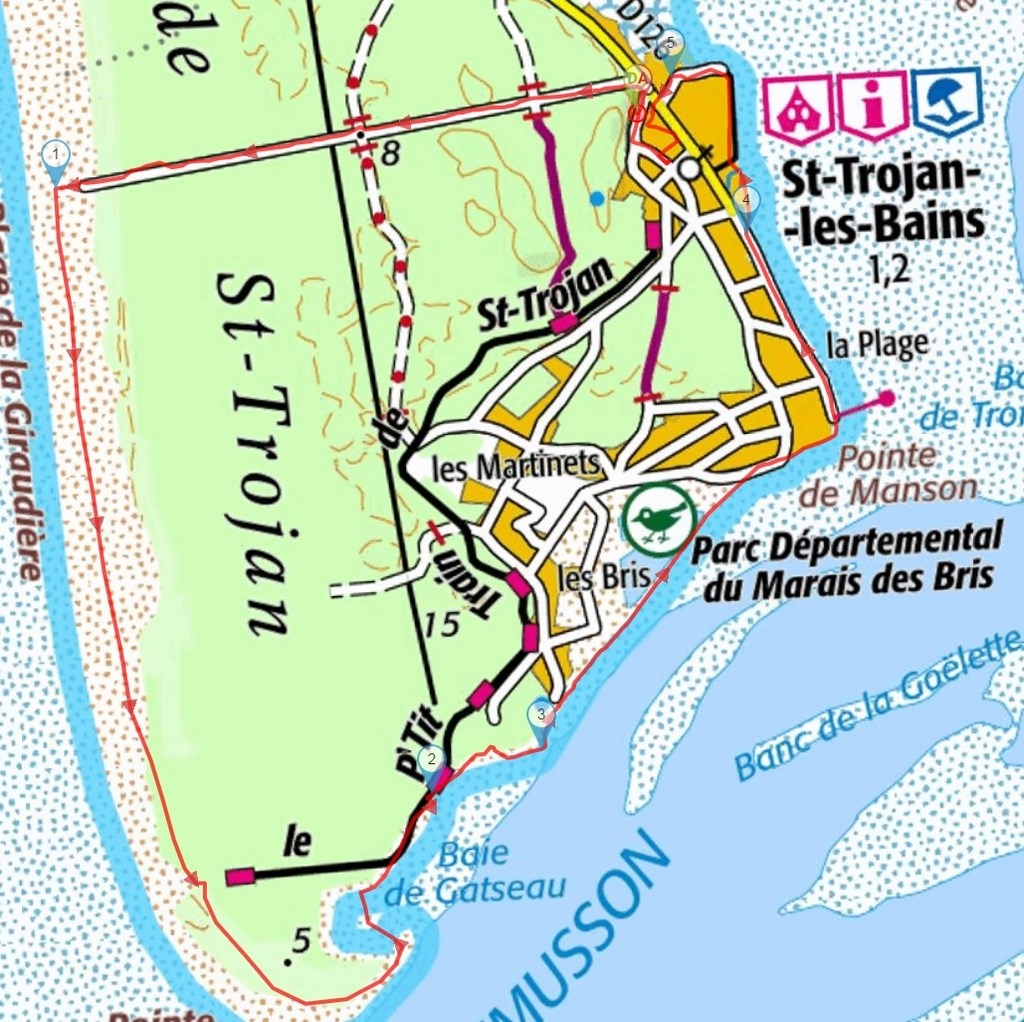 Saint-Trojan-les-Bains sur l'Île d'Oléron