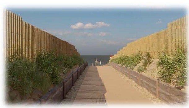 Accès plage de la Rémigeasse