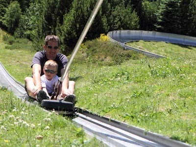 Luge d'été à Super Besse.