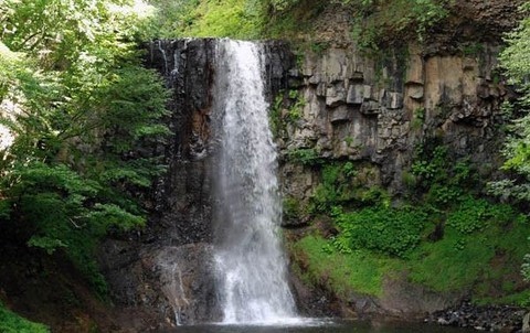 La cascade d'Entraigues