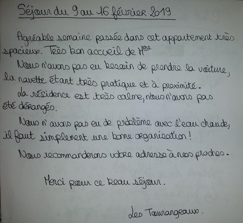Témoignage 2019